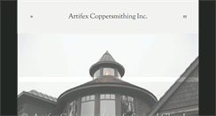 Desktop Screenshot of coppersmithing.ca